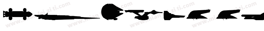 famous spaceship字体转换